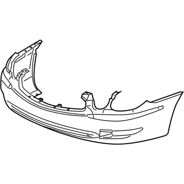GM 12336057 Bumper Cover, Front 12336057 GM Bumper Cover, Front Illustration 1 of 1