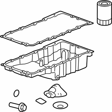 Chevy 12626225 Oil Pan