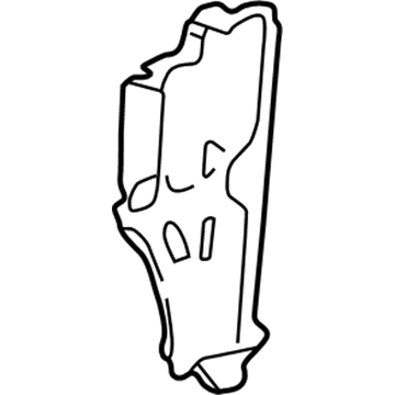 GM 12543570 Cowl Side Panel, Passenger Side 12543570 GM Cowl Side Panel, Passenger Side Illustration 1 of 1