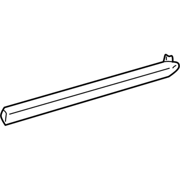 GM 12483103 Side Molding, Rear Passenger Side 12483103 GM Side Molding, Rear Passenger Side Illustration 1 of 1