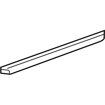 15173637 GM Belt Weatherstrip, Passenger Side Illustration 1 of 1