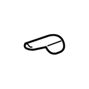 GM 23164018 Recline Handle, Black 23164018 GM Recline Handle, Black Illustration 1 of 1