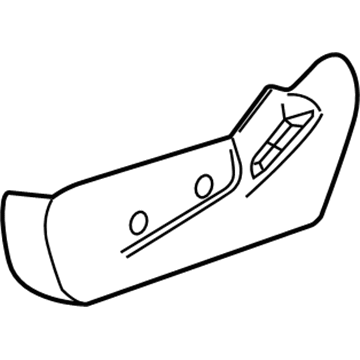 GM 84233192 Outer Finish Panel, Black, Front 84233192 GM Outer Finish Panel, Black, Front Illustration 1 of 1