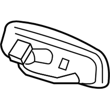 Chevy 15292249 Mirror Inside