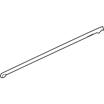 GM 92277518 Belt Molding 92277518 GM Belt Molding Illustration 1 of 1