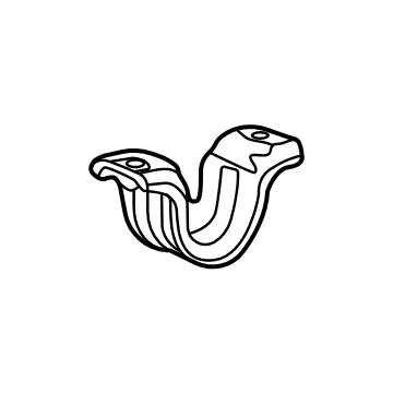 GM 23428468 Stabilizer Bar Bracket 23428468 GM Stabilizer Bar Bracket Illustration 1 of 1