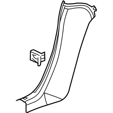 Chevy 20787227 Lock Pillar Trim