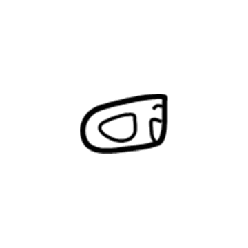 88971436 GM Handle, Outside Rear Seal Illustration 1 of 1