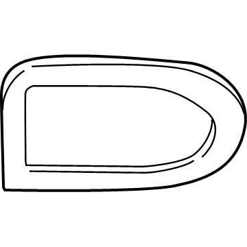Buick 12482398 Mirror Glass
