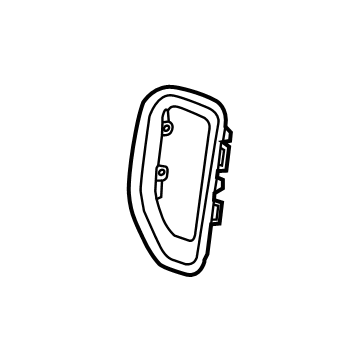 GM 84266594 Trim Bezel, Passenger Side 84266594 GM Trim Bezel, Passenger Side Illustration 1 of 1