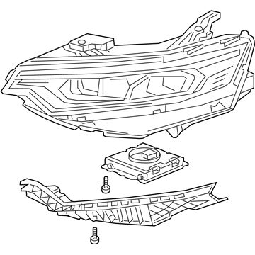 Cadillac XT6 Headlight - 85000021
