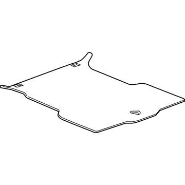 39063360 GM Floor Mat, Black Illustration 1 of 1