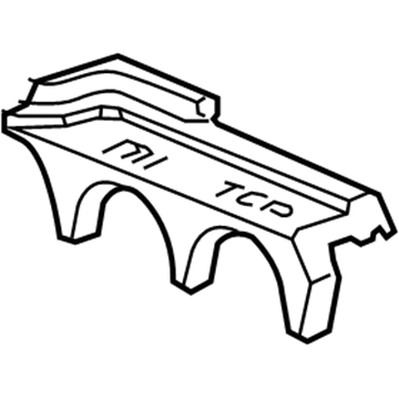13486757 GM Compartment, Rear Passenger Side Illustration 1 of 1