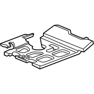 13486755 GM Support, Rear Passenger Side Illustration 1 of 1