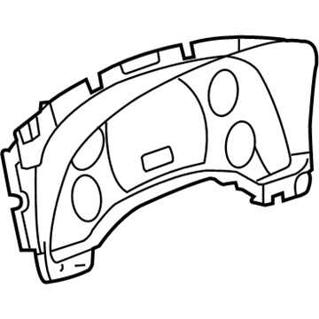 GM 20763165 Instrument Cluster 20763165 GM Instrument Cluster Illustration 1 of 1