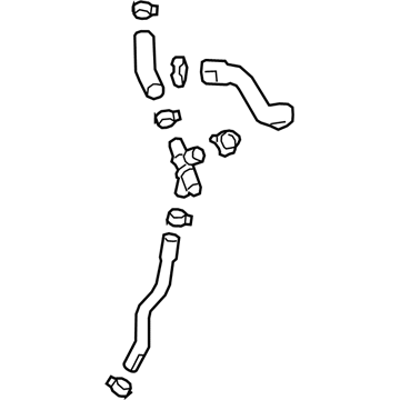 GM 55487348 Outlet Hose 55487348 GM Outlet Hose Illustration 1 of 1