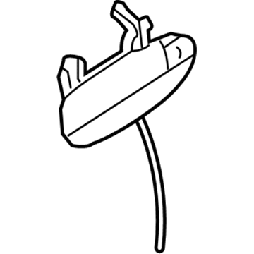 Chevy Aveo Exterior Door Handle - 96409548