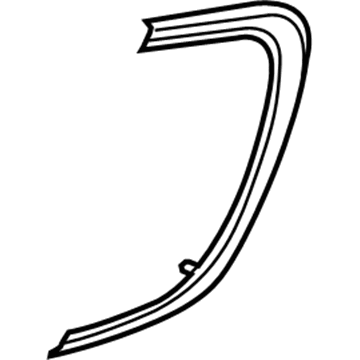 GM 22962824 Handle Cover, Rear Driver Side 22962824 GM Handle Cover, Rear Driver Side Illustration 1 of 1