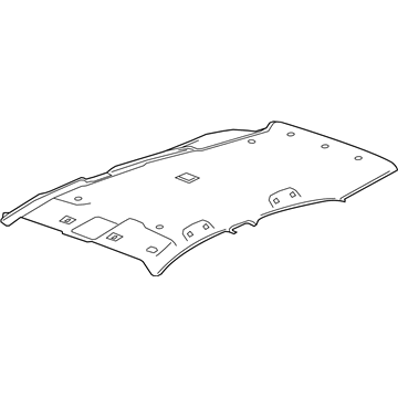 GM 42740285 Headliner, Opel Gray 42740285 GM Headliner, Opel Gray Illustration 1 of 1