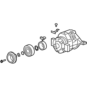 Chevy Silverado 2500 HD Classic A/C Compressor - 37183465