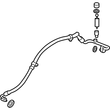 GM 15865705 A/C Hose 15865705 GM A/C Hose Illustration 1 of 1