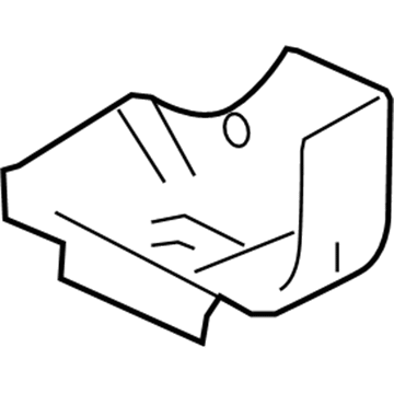 GM 15145288 Bracket, Rear Driver Side 15145288 GM Bracket, Rear Driver Side Illustration 1 of 1