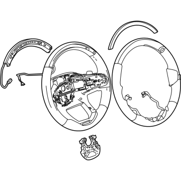 GM 85722090 Wheel Assembly-Steering *Very Dark At 85722090 GM Wheel Assembly-Steering *Very Dark At Illustration 1 of 1