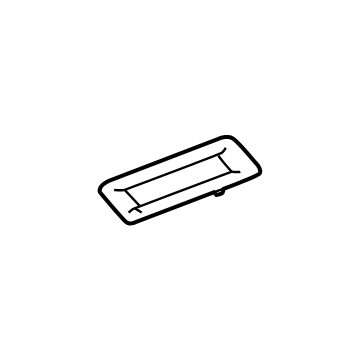 GM 84582678 Air Outlet Bezel, Jet Black 84582678 GM Air Outlet Bezel, Jet Black Illustration 1 of 1