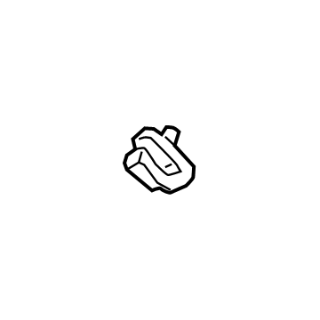 GM 86822955 Hook, Roof Trim(Interior) 86822955 GM Hook, Roof Trim(Interior) Illustration 1 of 1