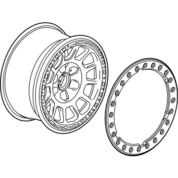 GMC 85541012 Wheel, Alloy