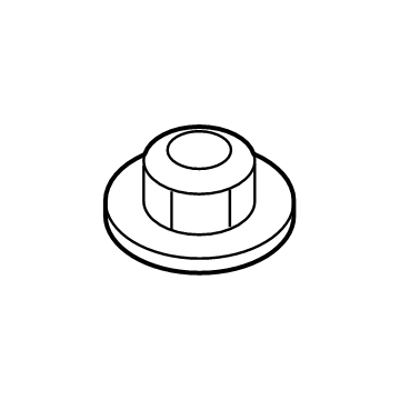 Buick 11546454 License Lamp Assembly Nut