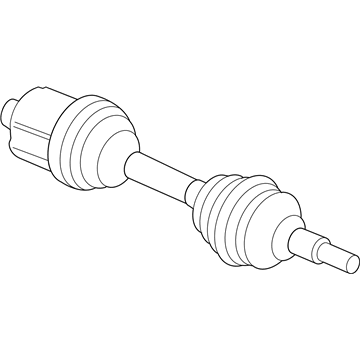 GM 22866872 Axle Assembly, Front Passenger Side 22866872 GM Axle Assembly, Front Passenger Side Illustration 1 of 1