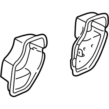 GM 10446508 Compartment Box, Driver Side 10446508 GM Compartment Box, Driver Side Illustration 1 of 1
