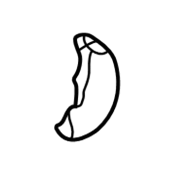 GM 10274693 Seat Belt Cover, Gray, Driver Side 10274693 GM Seat Belt Cover, Gray, Driver Side Illustration 1 of 1