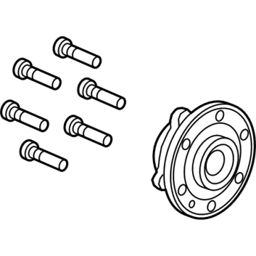 Chevy 13549864 Front Hub & Bearing