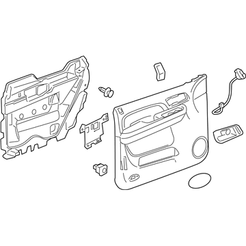 Chevy 22818498 Door Trim Panel