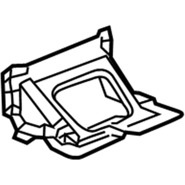 GM 20788167 Side Brace, Rear 20788167 GM Side Brace, Rear Illustration 1 of 1