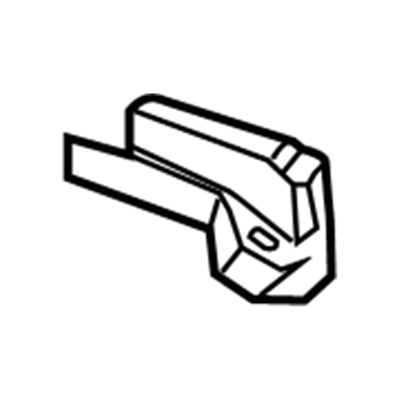 GM 12847344 Crossmember Extension, Rear Driver Side 12847344 GM Crossmember Extension, Rear Driver Side Illustration 1 of 1