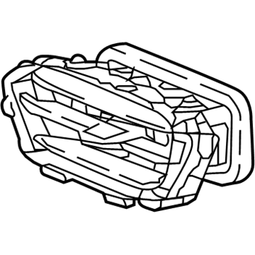 GM 23258250 Air Vent Grille 23258250 GM Air Vent Grille Illustration 1 of 1