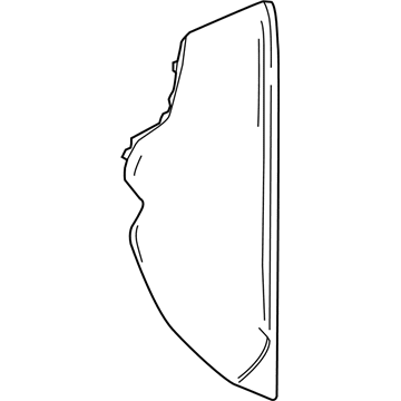 GM 84126729 Side Cover 84126729 GM Side Cover Illustration 1 of 1