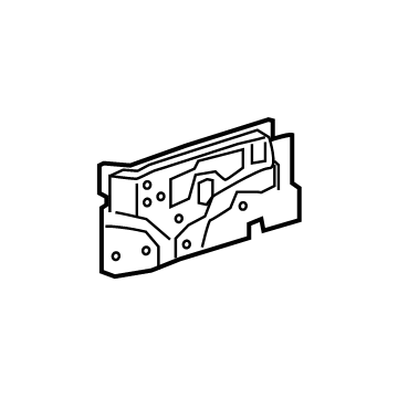 GM 84186602 Outer Panel, Rear Passenger Side 84186602 GM Outer Panel, Rear Passenger Side Illustration 1 of 1
