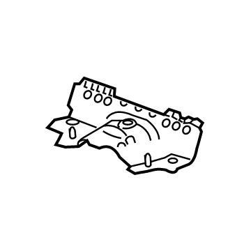 GM 84477157 Seat Crossmember 84477157 GM Seat Crossmember Illustration 1 of 1