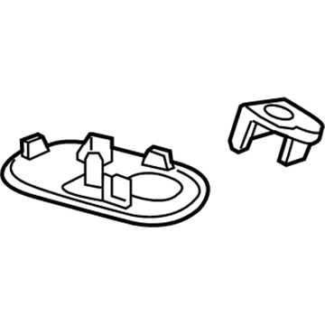 GM 23463300 Hole Cover, Rear 23463300 GM Hole Cover, Rear Illustration 1 of 1