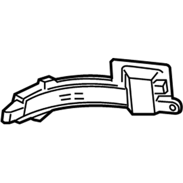 GM 23463301 Turn Signal, Rear Driver Side 23463301 GM Turn Signal, Rear Driver Side Illustration 1 of 1