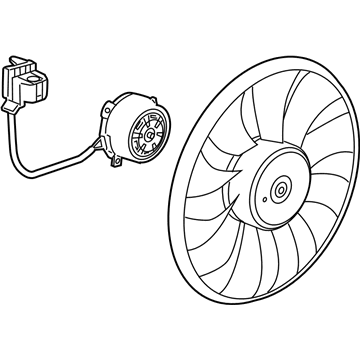 Chevy Cruze Limited Fan Blade - 13427160