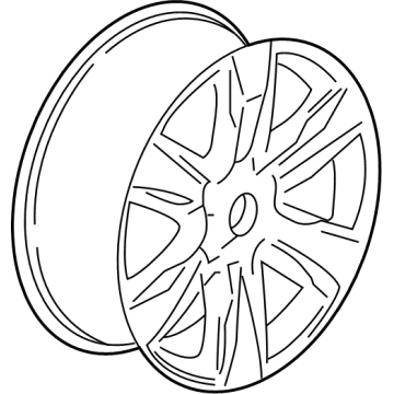 22996319 GM Wheel, Alloy Illustration 1 of 1