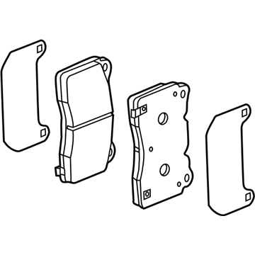 Chevy Camaro Brake Pads - 84732488