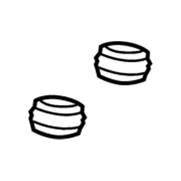 GM 13286448 Master Cylinder Grommet 13286448 GM Master Cylinder Grommet Illustration 1 of 1