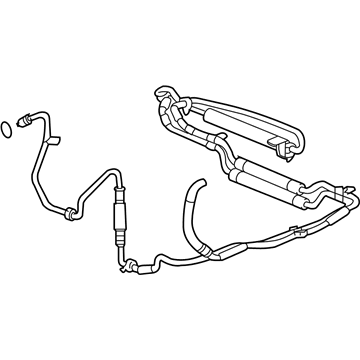 GM 15908040 Power Steering Cooler 15908040 GM Power Steering Cooler Illustration 1 of 1