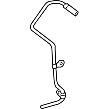 GM 15876379 Power Steering Return Hose 15876379 GM Power Steering Return Hose Illustration 1 of 1